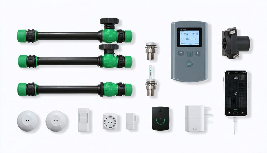 Essential components needed for a Zigbee irrigation system installation