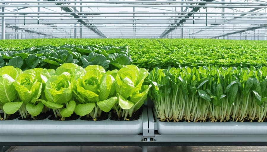 Weather protection features for outdoor hydroponic systems including transparent covers and protective barriers