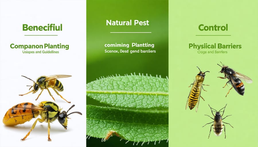 Natural and organic pest control methods in action